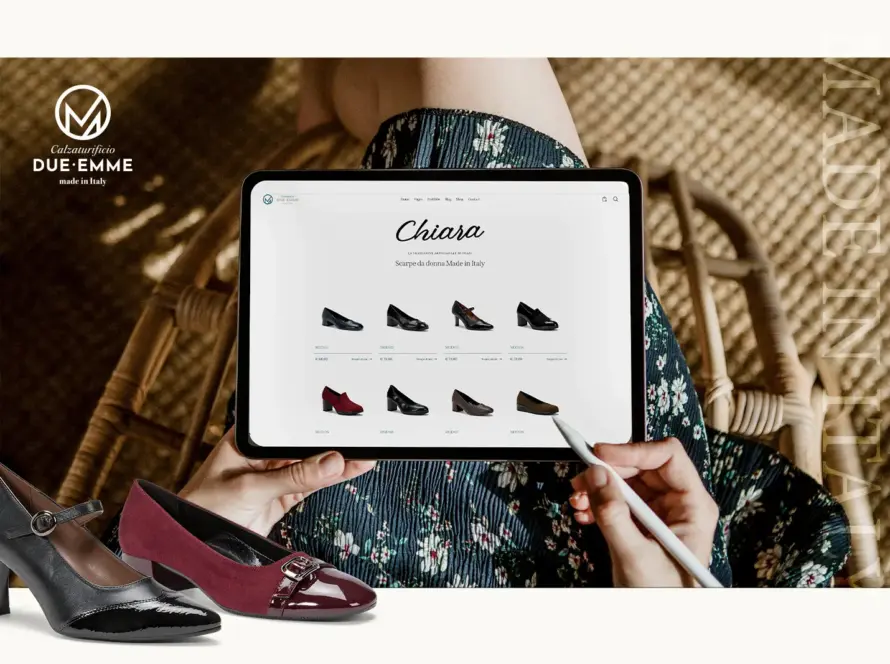 Scopri il nuovo e-commerce Due Emme Calzature: scarpe artigianali da donna, comfort e stile Made in Italy